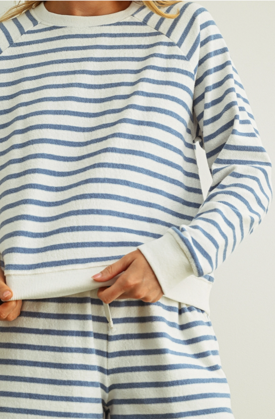 Island Striped Print Pullover