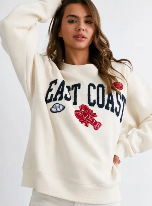 Pearl East Coast Graphic Fleece Pullover - PREORDER