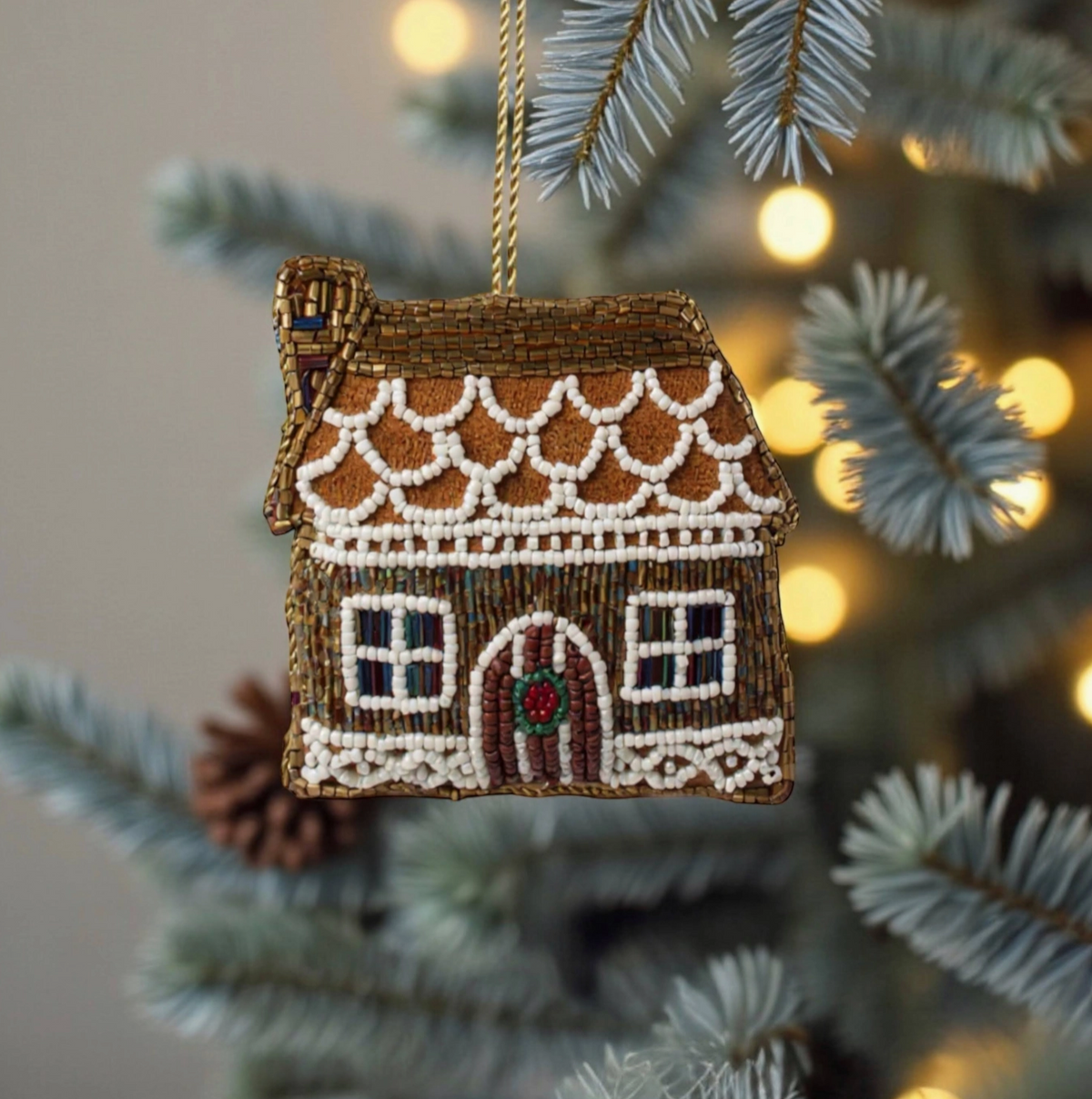 Gingerbread Cabin Ornament