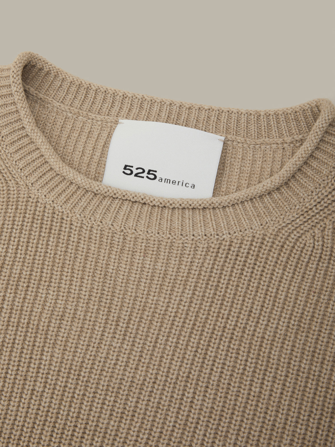 DAPHNE CROPPED PULLOVER - MUSHROOM HEATHER