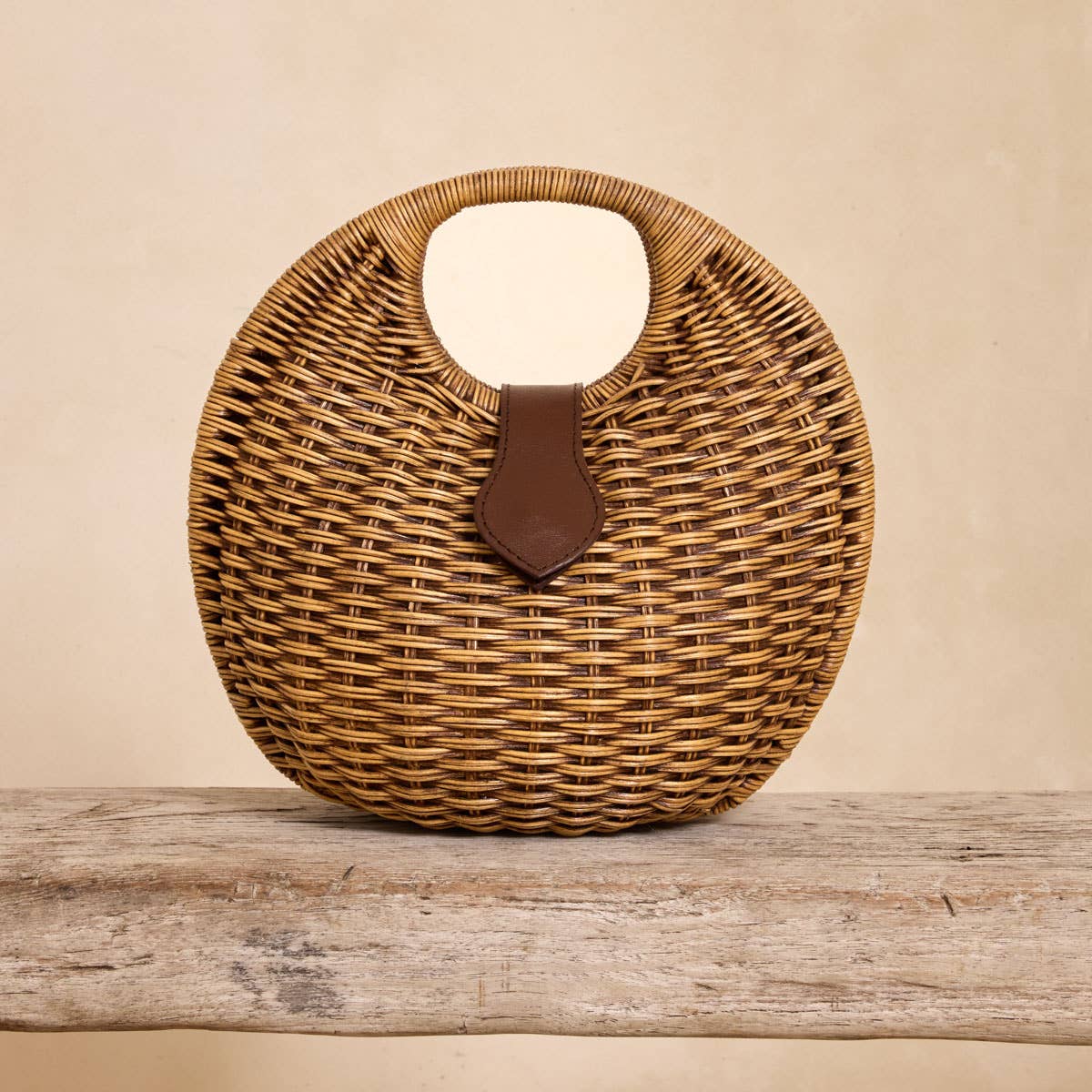 The Winding Road - Rattan Orb Handbag