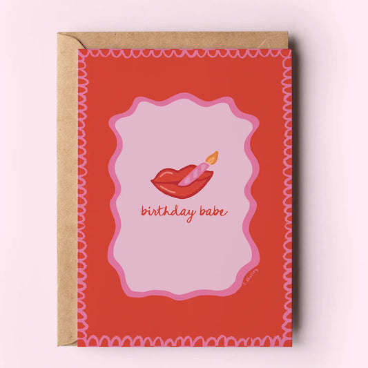 Birthday Babe Greeting Card